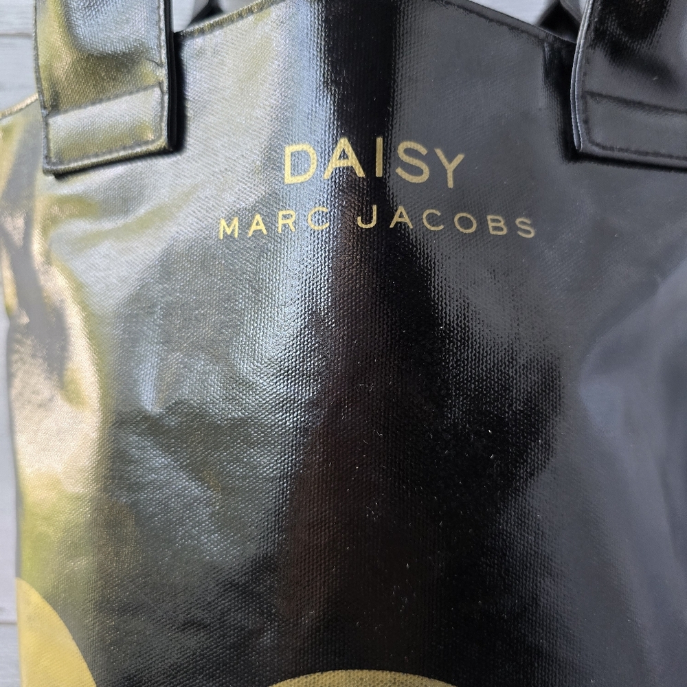 Daisy Marc Jacobs Tote Shoulder Bag Floral Black - Picture 5 of 13